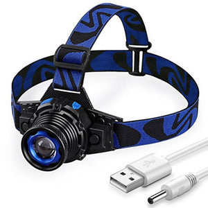 Illuminate Your Adventures with Focusing Outdoor Cycling Camping Led Glare Headlights