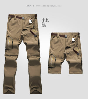 Two Detachable Shorts Summer Quick-Drying Stretch Hiking Pants: The Ultimate Outdoor Companion