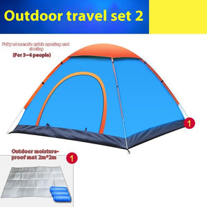 Experience the Great Outdoors with Our Multi-person Camping Double-door Tent