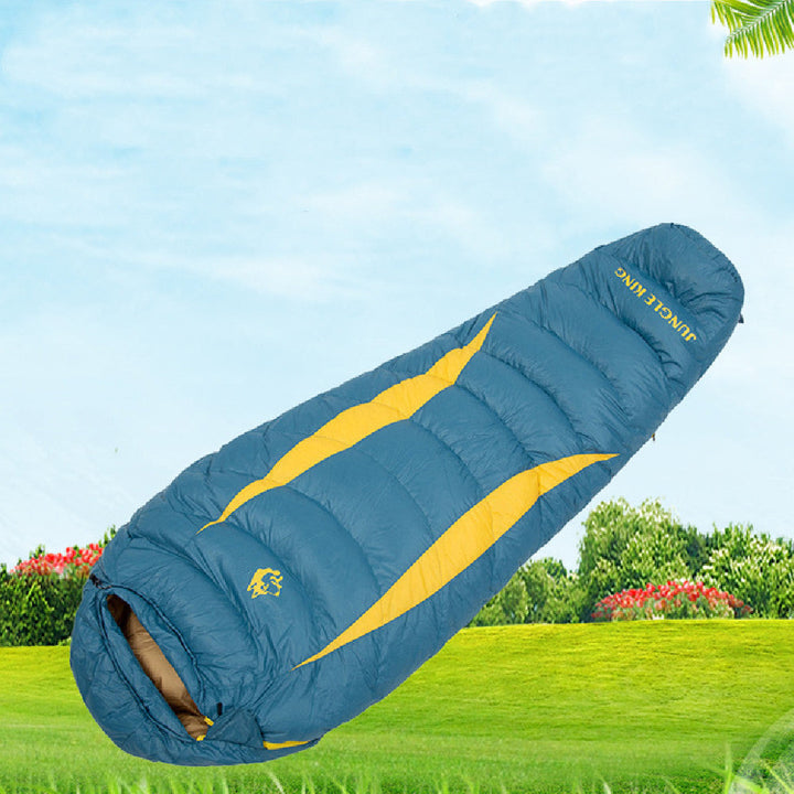 Experience Comfort with Our Thickened Down-filled Sleeping Bag