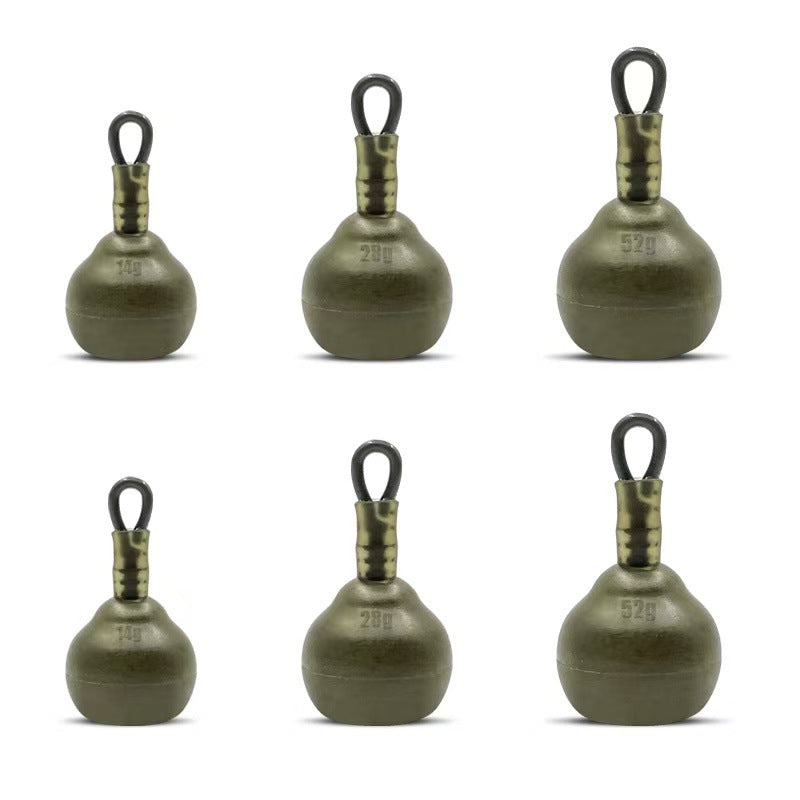 Rubber Coated Water Lead European Carp Fishing