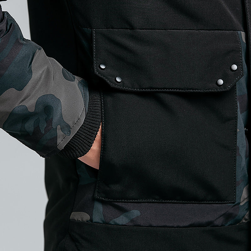 Military camouflage men's cotton jacket
