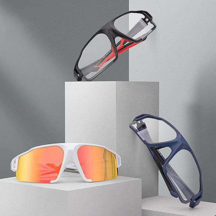 Cycling Glasses Polarized Color Changing Windproof Sand