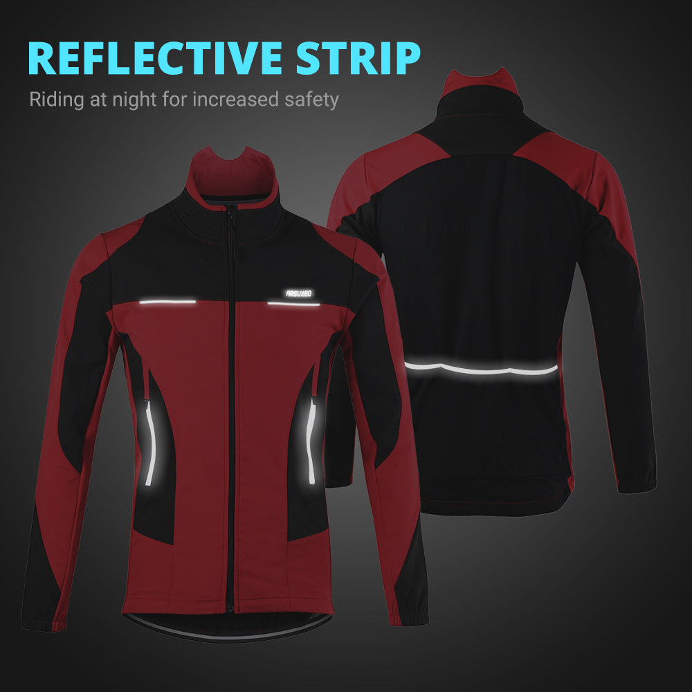 Rain proof sports fleece warm cycling coat