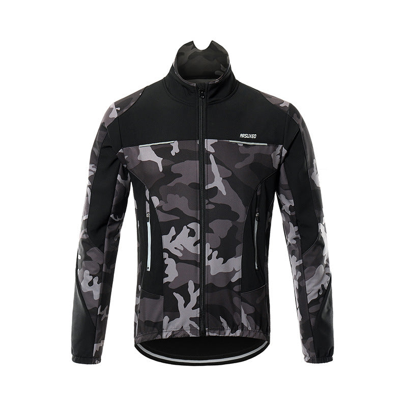 Rain proof sports fleece warm cycling coat