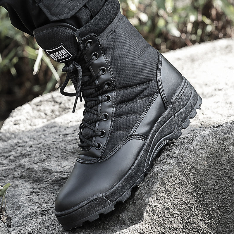 Desert combat boots, hiking shoes