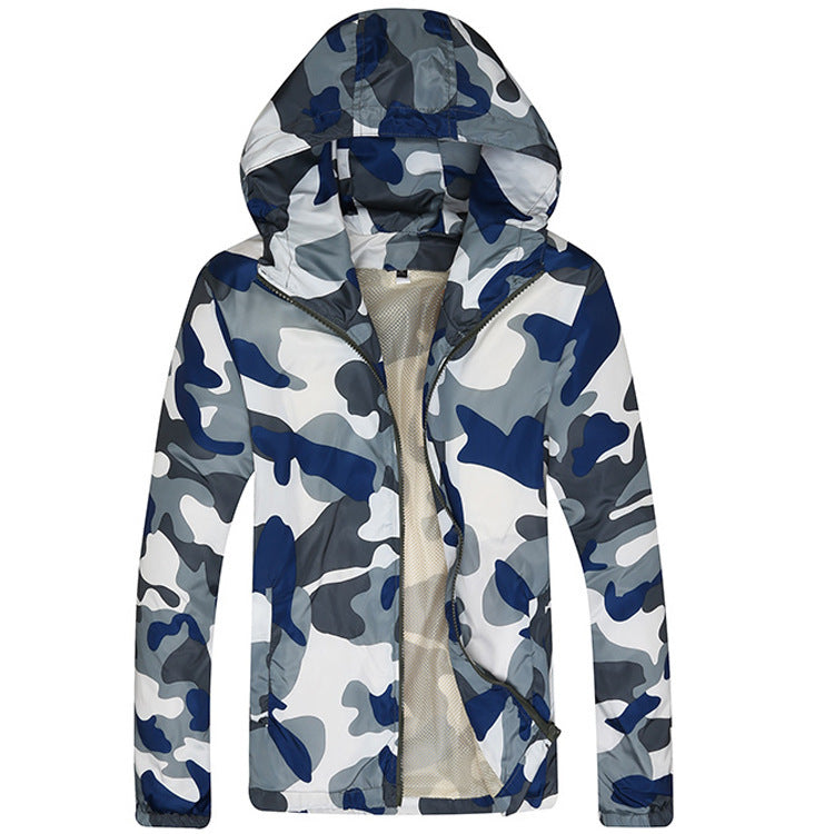 Men's Slim Camouflage Jacket