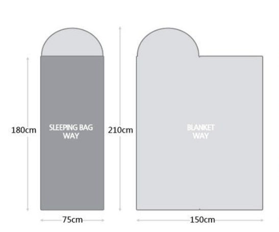 Hiking Sleeping Bag With Cap