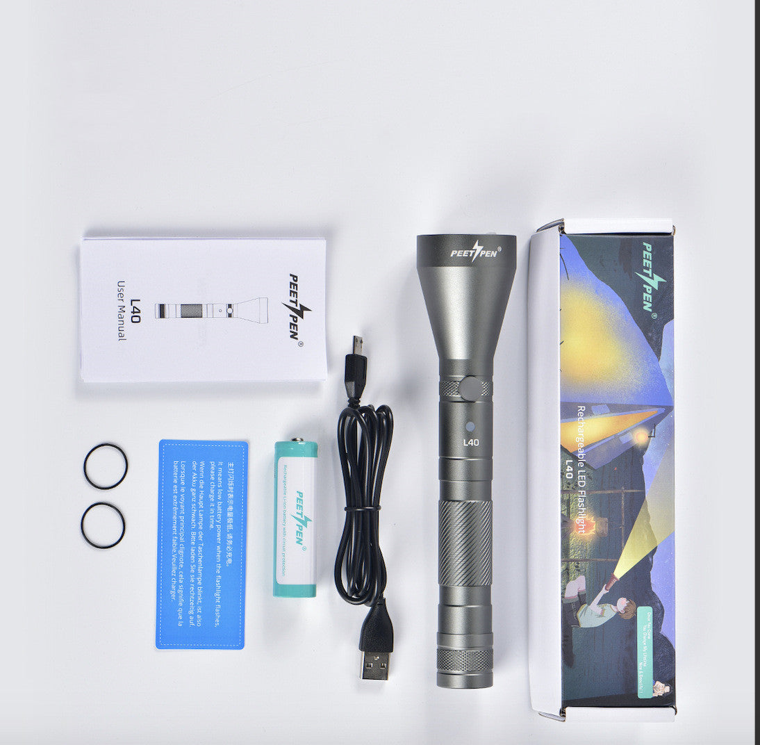 Camping Compass Waterproof Portable Flashlight