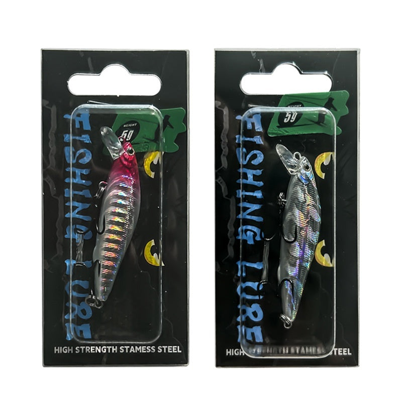 Silver Big-Knife Minnow Lure Bait For Shore Fishing