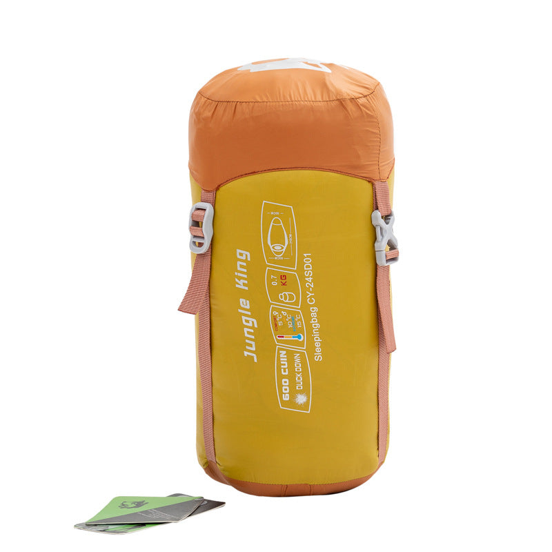 Mummy-style Color Block Sleeping Bag