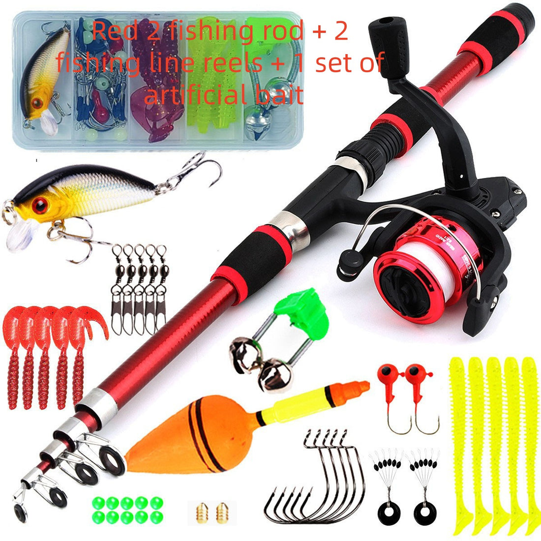 Pole And Wheel Suit Novice Children's Fishing Rod