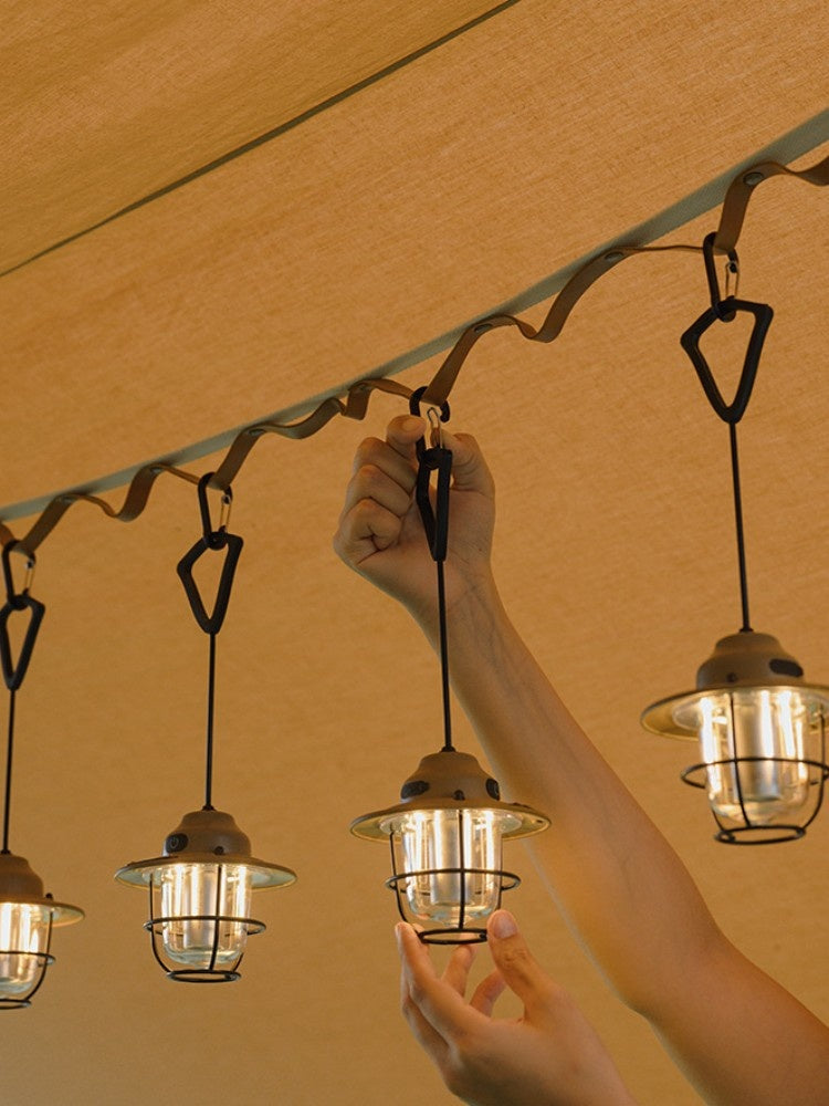 Camping Lantern Pine Cone Lamp