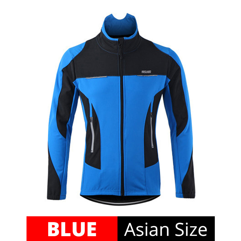 Rain proof sports fleece warm cycling coat