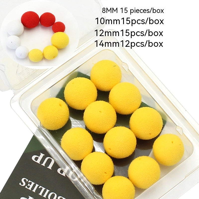 Super Large Buoyancy Fishing Beads Carp Fishing Foam Float Reverse Bottom Lure White Amur Black Carp European Style