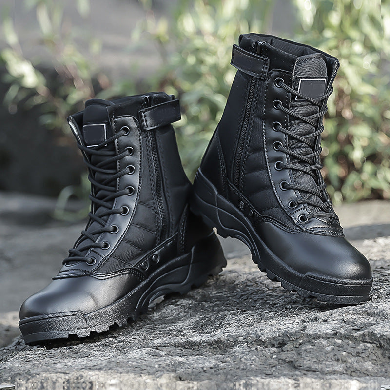 Desert combat boots, hiking shoes