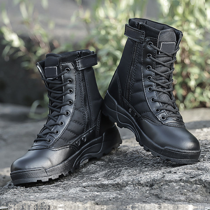 Desert combat boots, hiking shoes