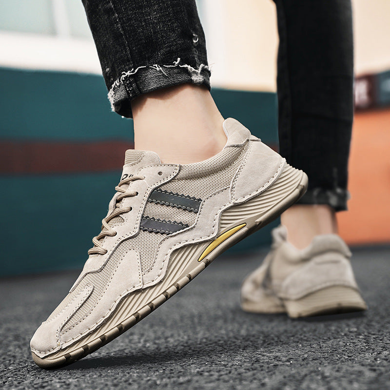Lace-up Hiking Boots Platform Shoes