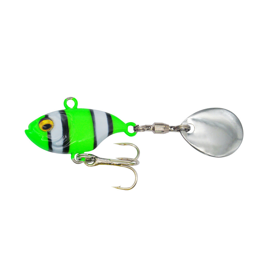 Metal Sea Fishing Iron Plate Lure Rotating Sequins