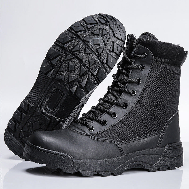 Desert combat boots, hiking shoes