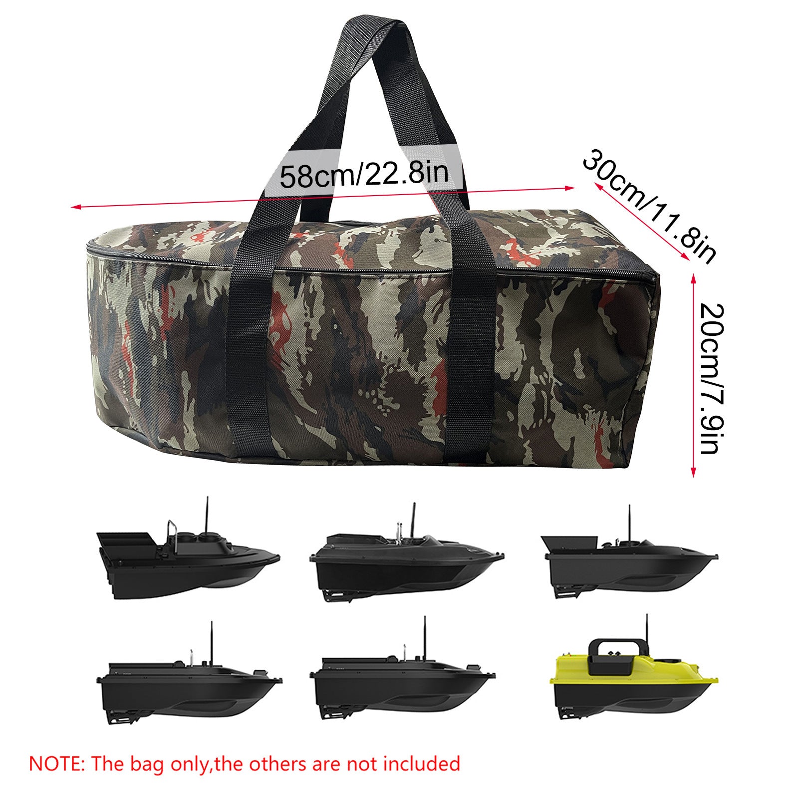 Portable Remote Control Fishing Bag