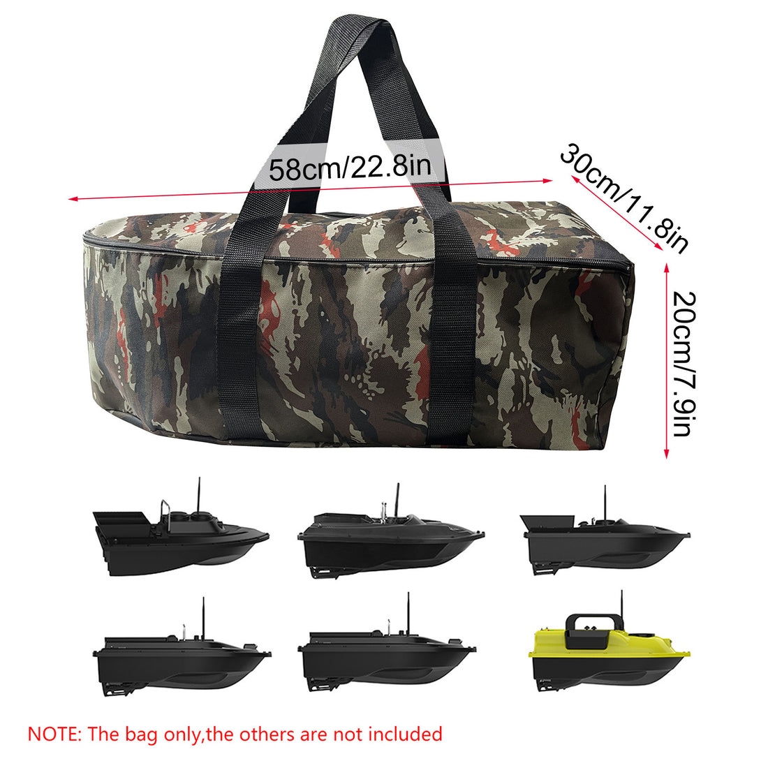 Portable Remote Control Fishing Bag