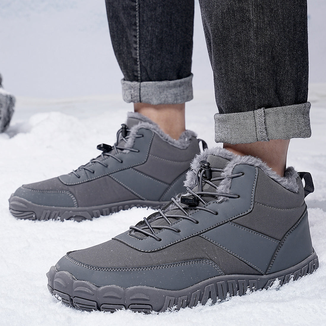 Men's Five-finger Cotton-padded Shoes