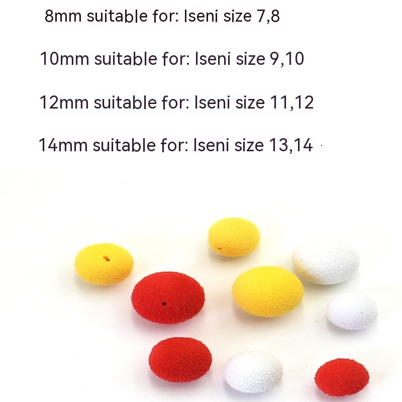 Super Large Buoyancy Fishing Beads Carp Fishing Foam Float Reverse Bottom Lure White Amur Black Carp European Style