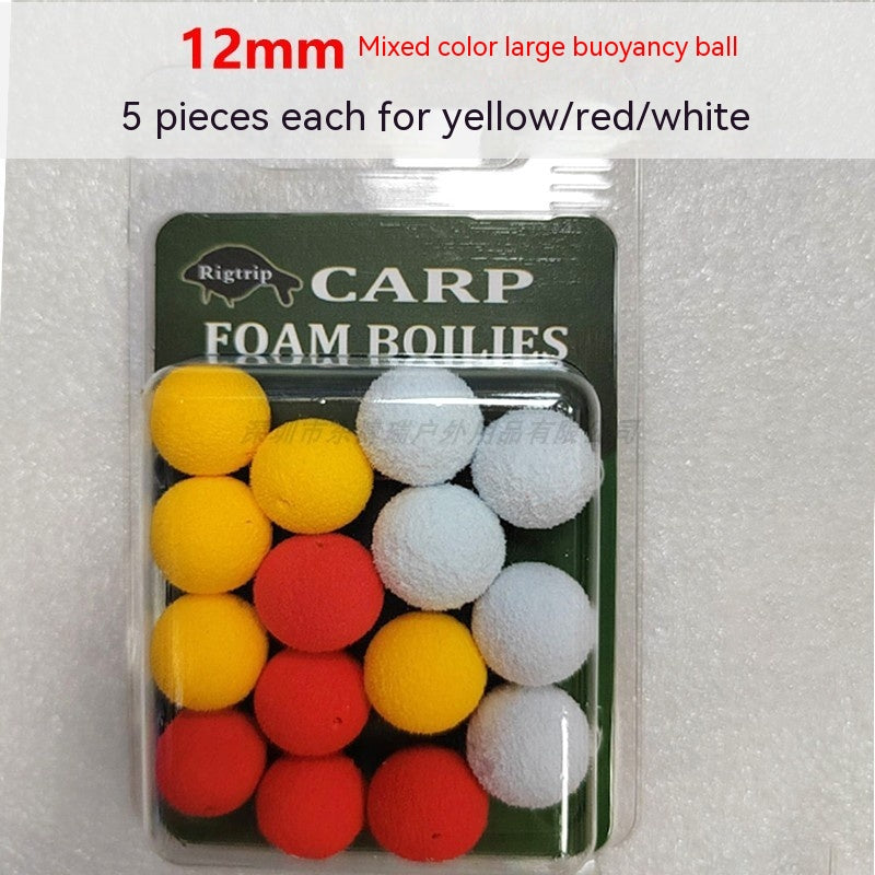 Super Large Buoyancy Fishing Beads Carp Fishing Foam Float Reverse Bottom Lure White Amur Black Carp European Style