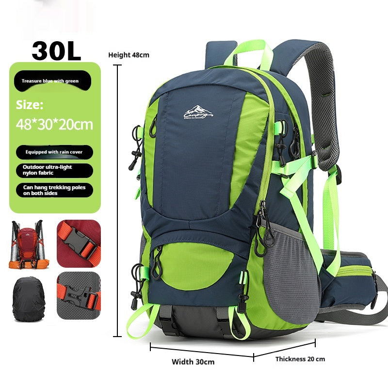 Large Capacity Lightweight Hiking Backpack
