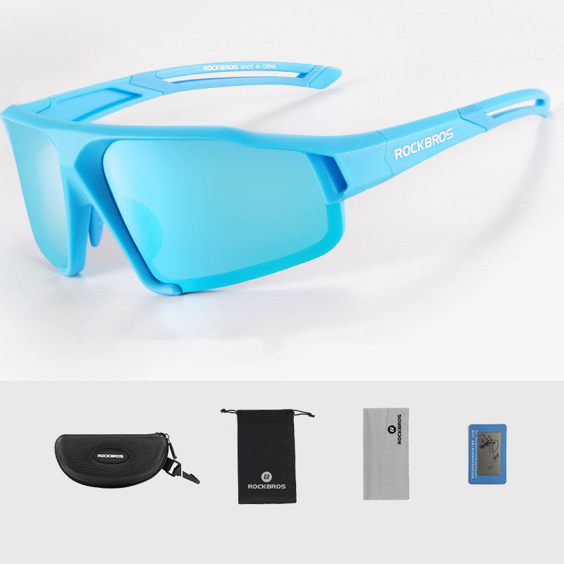 Cycling Glasses Polarized Color Changing Windproof Sand