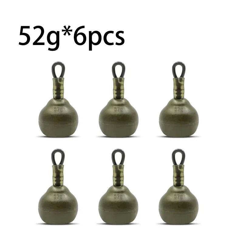 Rubber Coated Water Lead European Carp Fishing