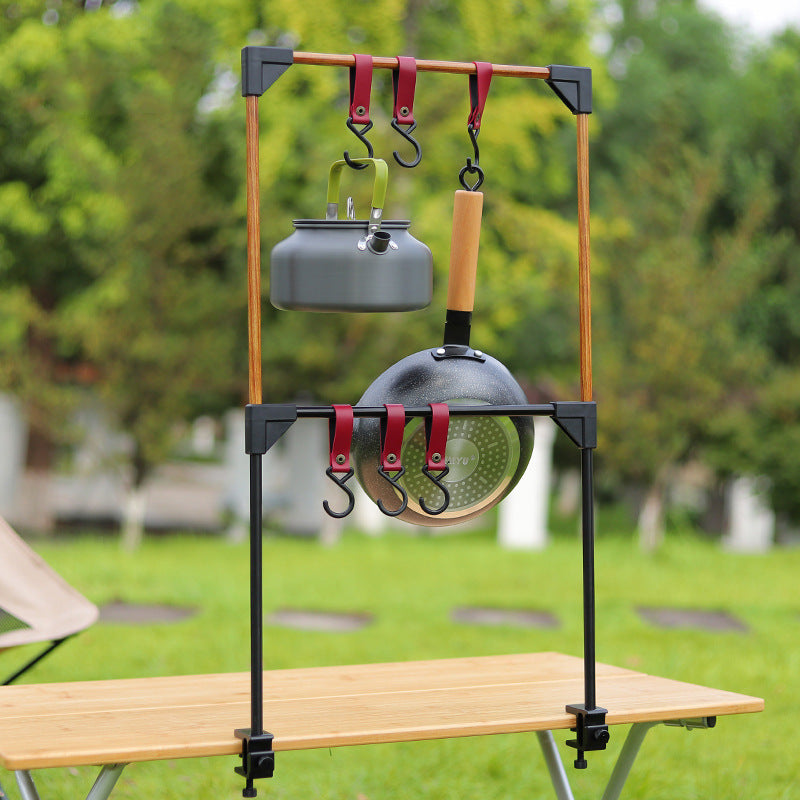 Adjustable Base Clamp Small Hanging Rack