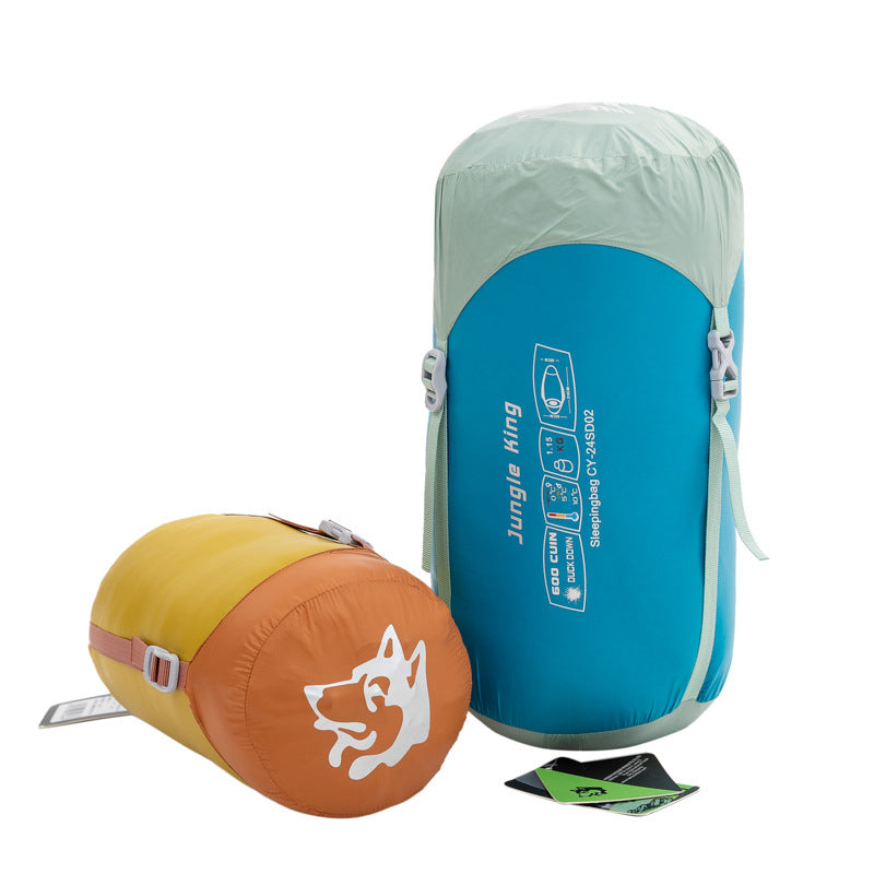 Mummy-style Color Block Sleeping Bag